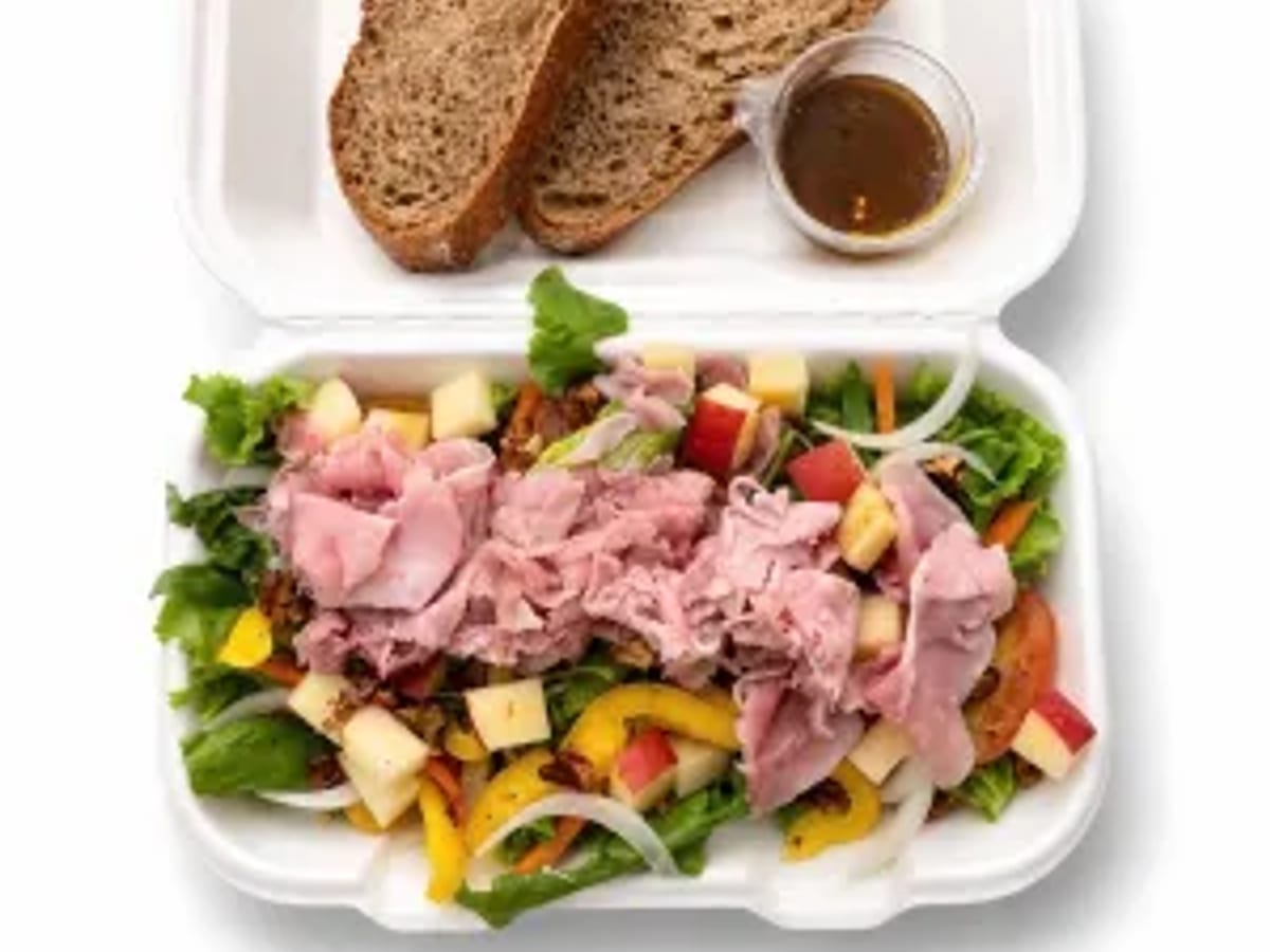 Salad giăm bông và táo